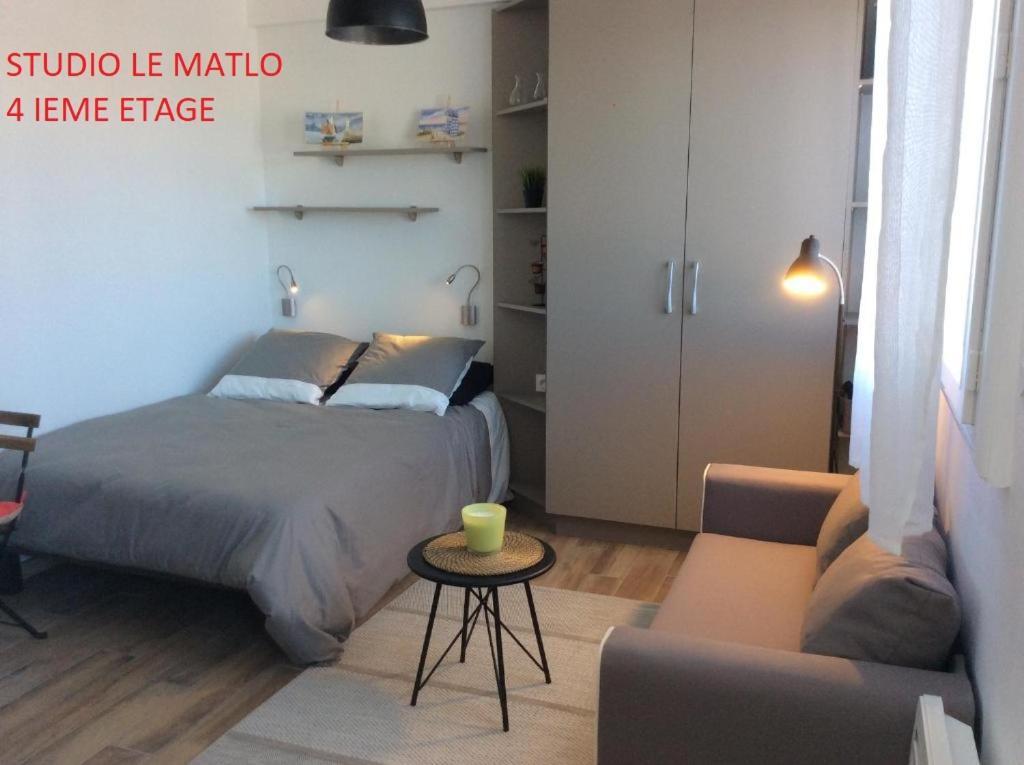 דינאר Les Studios Vue Mer Le Matlo מראה חיצוני תמונה