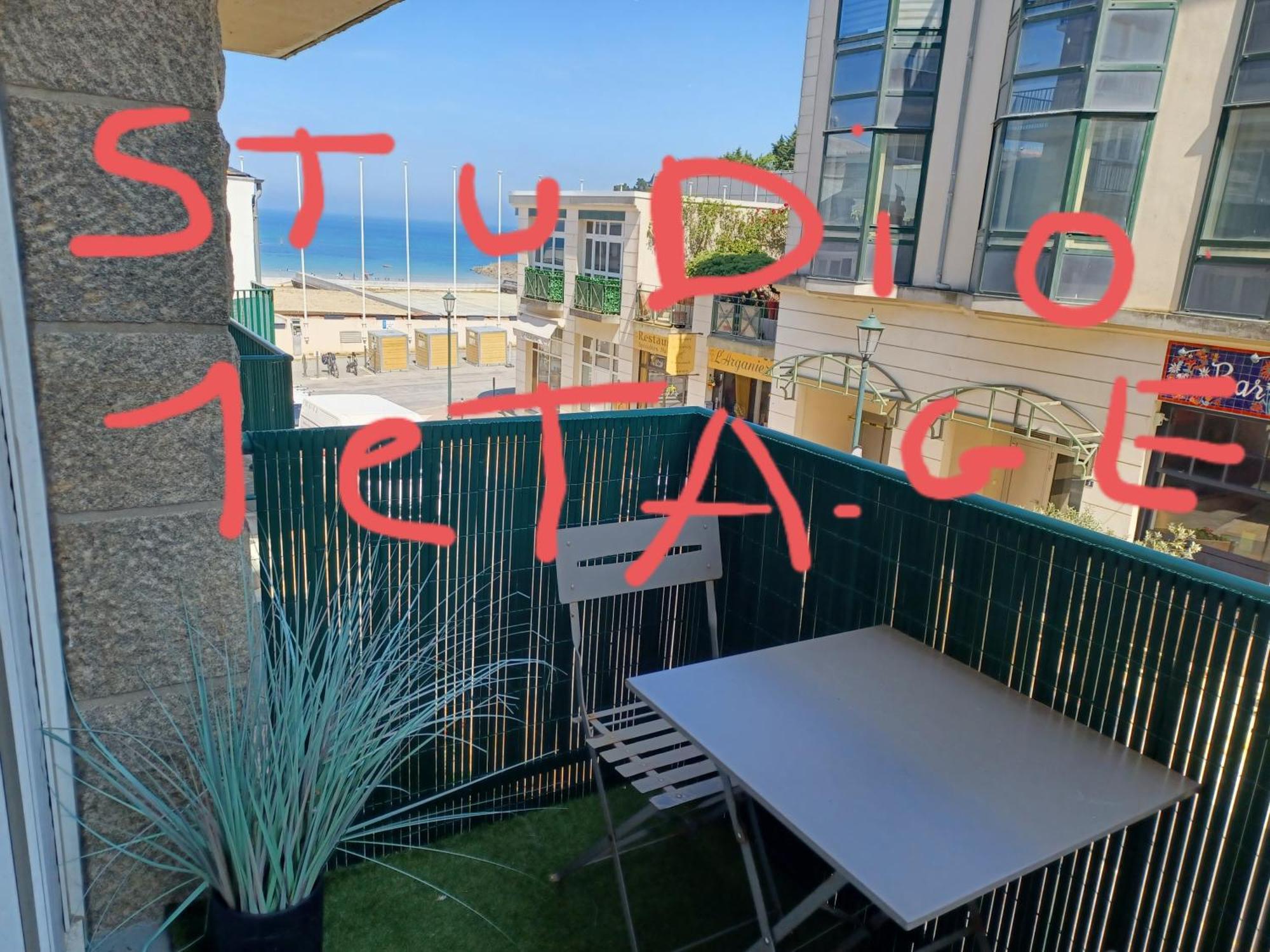 דינאר Les Studios Vue Mer Le Matlo מראה חיצוני תמונה